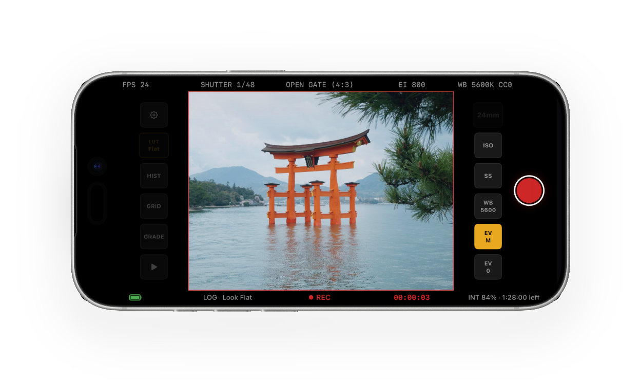 GATE CAM — Open Gate camera interface on iPhone